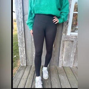 Zenana Black Brushed Microfiber Full Length Leggings